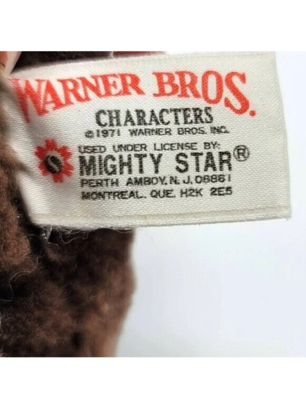 Warner Bros Tasmanian Devil Plush Brown 9